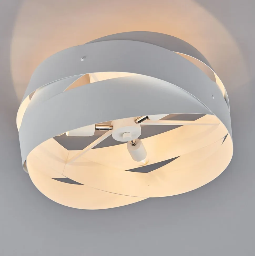 Tornado - smukt designet loftslampe i hvid