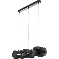 Tornado hængelampe, 3 lyskilder, sort