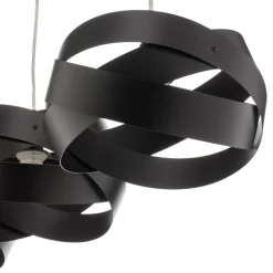 Tornado hængelampe, 3 lyskilder, sort