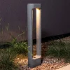 Totem LED-vejlampe, grå, beton, højde 61,1 cm