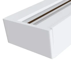 Track 1-faset skinne i hvid, 100 cm