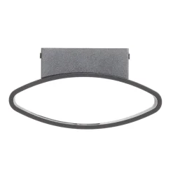 Trame LED-væglampe, oval form i sort