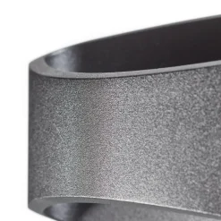 Trame LED-væglampe, oval form i sort