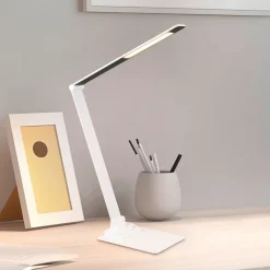 Travis LED-bordlampe, hvid, CCT, dæmpbar, touch, USB