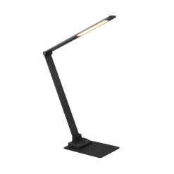 Travis LED-bordlampe, sort, CCT, dæmpbar, touch, USB