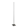 Tribeca LED-gulvlampe, sølv/opalhvid, metal, CCT, 150 cm