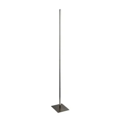Tribeca LED-gulvlampe, sølv/opalhvid, metal, CCT, 150 cm