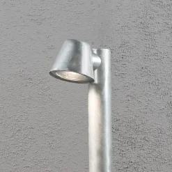 Trieste gadelampe af stål, galvaniseret