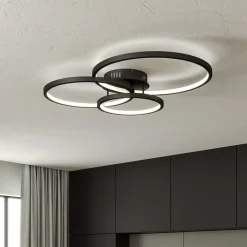 Trio WiZ Aaron smart LED-loftlampe, antracit