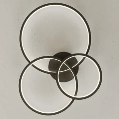 Trio WiZ Aaron smart LED-loftlampe, antracit