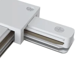 T-stikskinne, 1-fase skinne, hvid