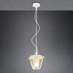 Udendørs hængelampe VENTA, hvid, 17 x 17 cm, metal, IP44