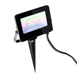 Udendørs LED-spot Kingston med jordspyd, RGBW