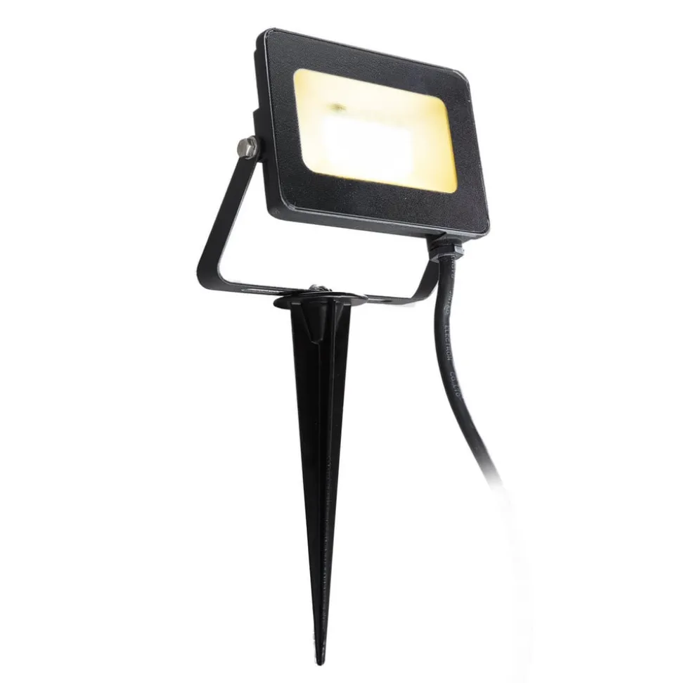 Udendørs LED-spot Kingston med jordspyd, RGBW