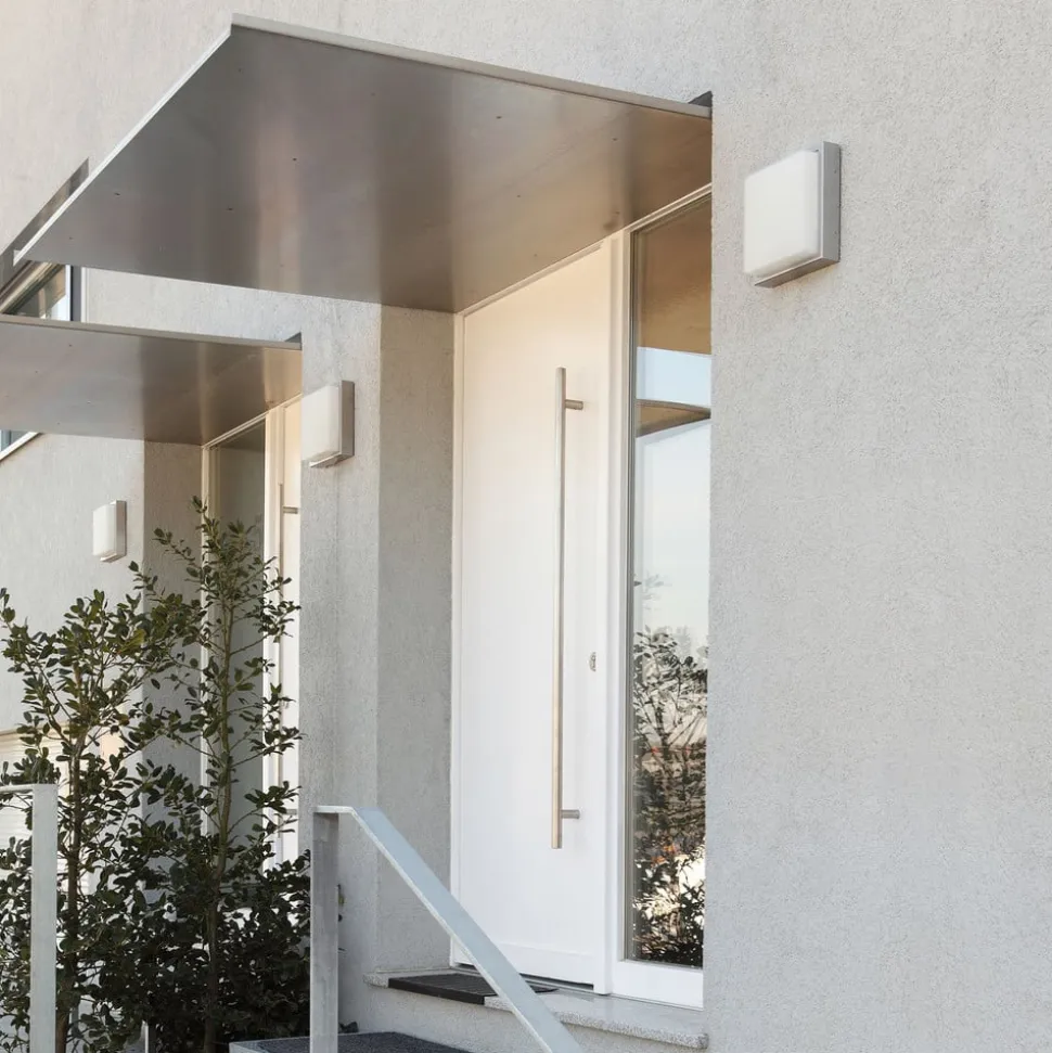 Udendørs LED-væglampe 046, bevægelsessensor, stål