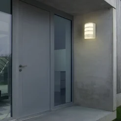 Udendørs LED-væglampe 3793014, kromfarvet, dæmpbar, IP44