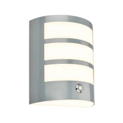 Udendørs LED-væglampe 3793014, kromfarvet, dæmpbar, IP44