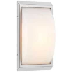 Udendørs LED-væglampe 052, stål, glas, bevægelsessensor