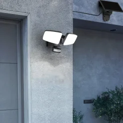 Udendørs LED-væglampe Duplex, 2 lyskilder, hjørnemontering