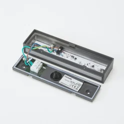 Udendørs LED-væglampe Elvira, antracit, metal, varmhvid, IP65