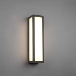 Udendørs LED-væglampe Fuerte, antracit, aluminium, IP54