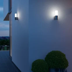 Udendørs LED-væglampe L 605 M, alu antracit