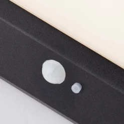 Udendørs LED-væglampe med solceller 67418BK