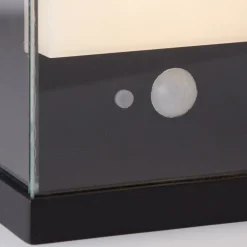 Udendørs LED-væglampe med solceller 67419BK