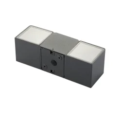 Udendørs LED-væglampe Niclas, kantet