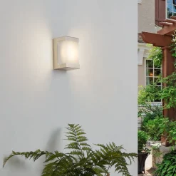 Udendørs LED-væglampe Severina, stål