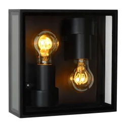 Udendørs loftslampe Dukan IP65, to pærer