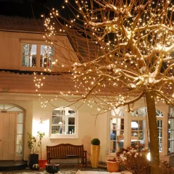 Udendørs lyskæde Elias med LED 200-flg.