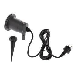 Udendørs spot med jordspyd Tessa, i gråt