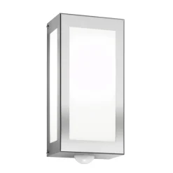 Udendørs væglampe Aqua Rain, stål, sensor