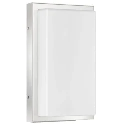 Udendørs væglampe Julea, stål, bevægelsessensor