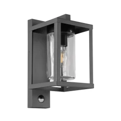 Udendørs væglampe Lunga med bevægelsessensor