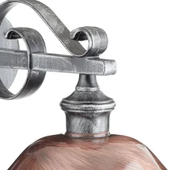 Udendørs væglampe Peggy, pendel, kobber