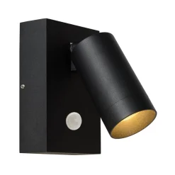 Udendørs vægspot Taylor Sensor, 1 lyskilde sort
