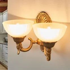 Udsøgt NOAM væglampe med bronze