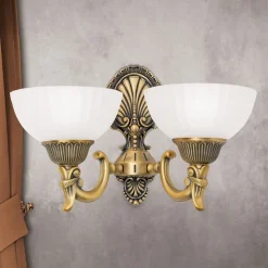 Udsøgt NOAM væglampe med bronze