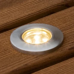 Udvidelsessæt m. 3 stk. Mini nedgravningsspot flad