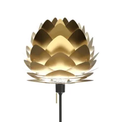 UMAGE Aluvia mini gulvlampe messing/sort