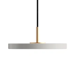 UMAGE Asteria MicroV2 hængelampe, dæmpes, lysegrå