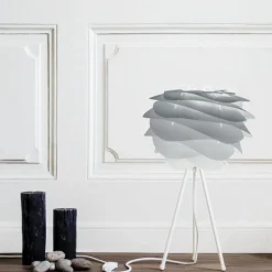 UMAGE Carmina Mini bordlampe grå/Tripod hvid