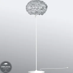 UMAGE Eos medium gulvlampe, lysegrå