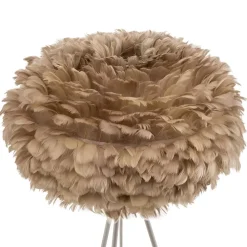 UMAGE Eos medium gulvlampe, tre ben, lysebrun