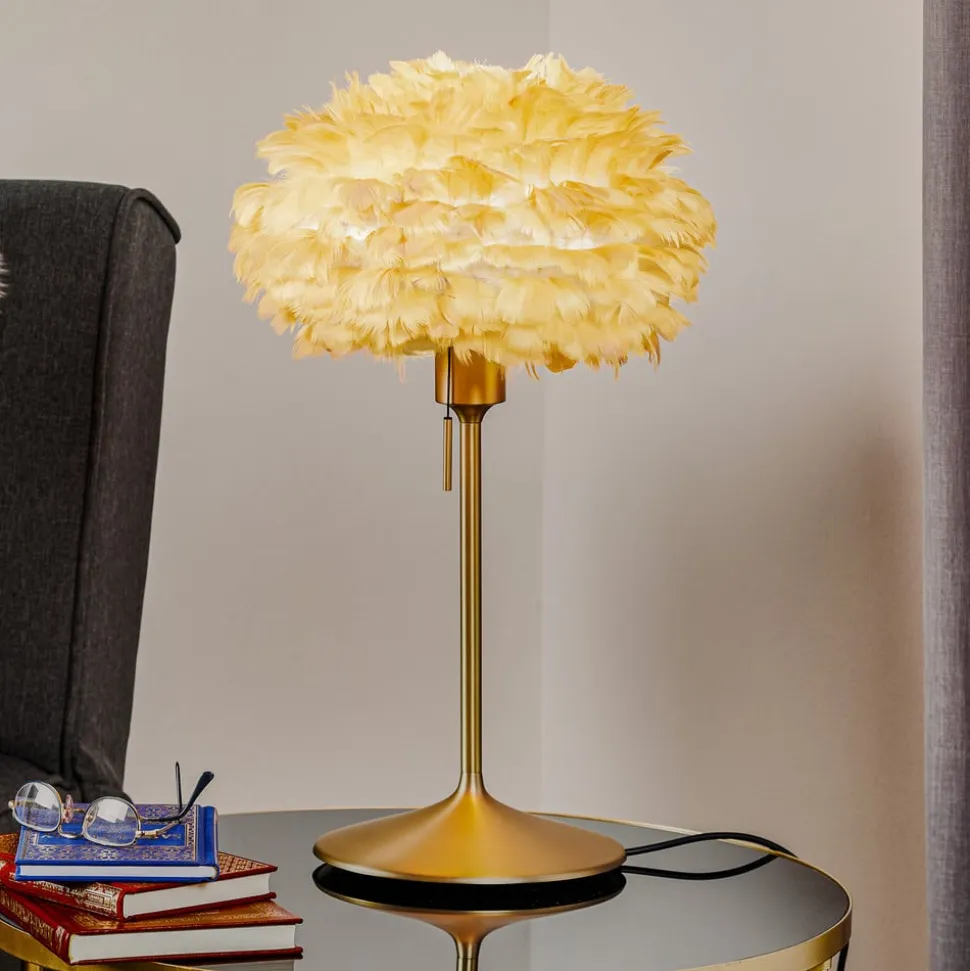 UMAGE Eos mini bordlampe brun/messing