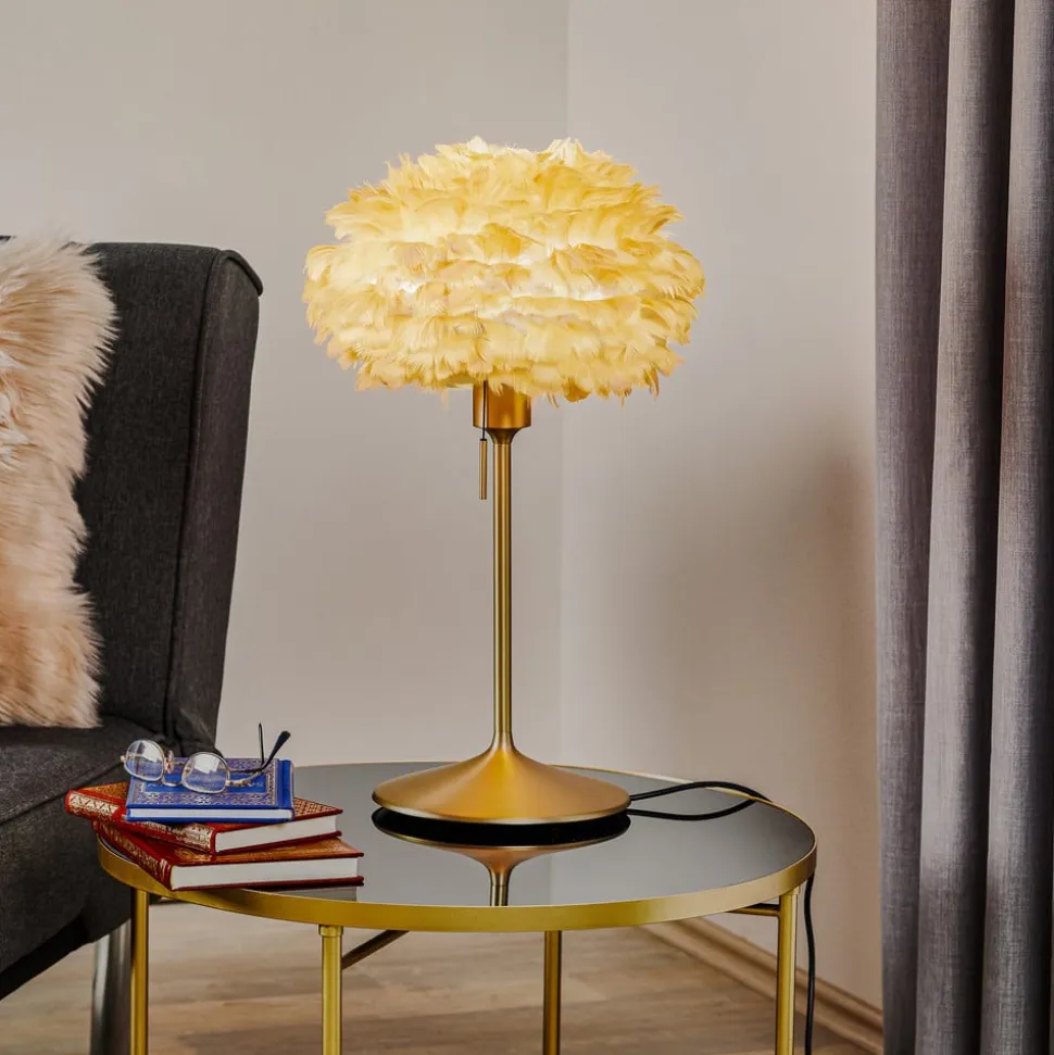 UMAGE Eos mini bordlampe brun/messing