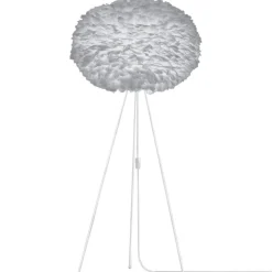 UMAGE Eos X-large gulvlampe, tre ben, lysegrå