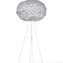 UMAGE Eos X-large gulvlampe, tre ben, lysegrå